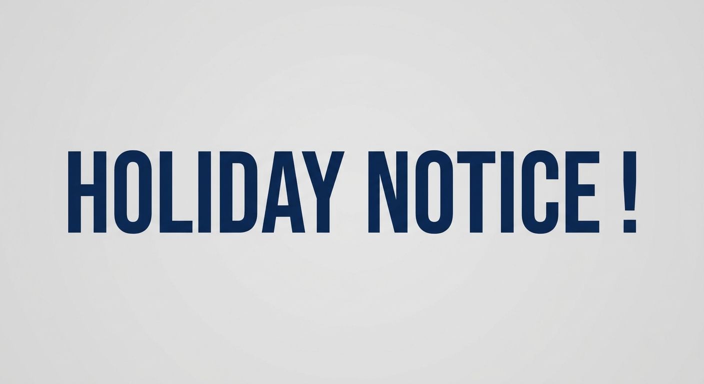 Holiday Notice-Father's Day, Haritalika Teej, Rishi Panchami !
